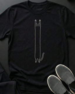 Kitty Stretch Tee Gift For Cat Lover