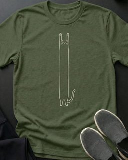 Kitty Stretch Tee Gift For Cat Lover