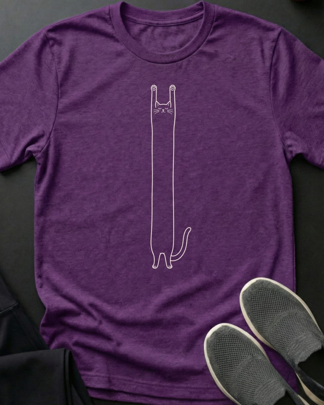 Kitty Stretch Tee Gift For Cat Lover