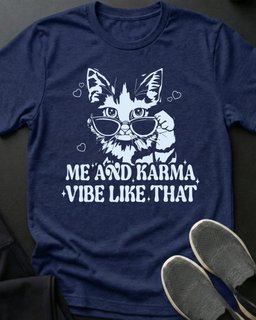 Karma Tee Gift For Cat Lover
