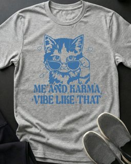 Karma Tee Gift For Cat Lover