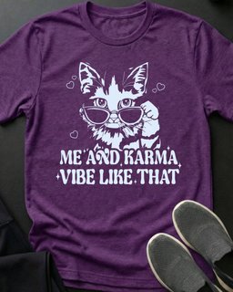 Karma Tee Gift For Cat Lover