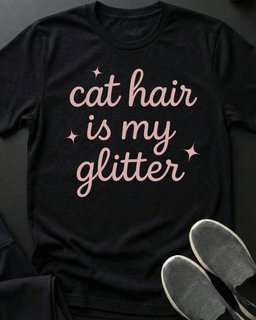 My Glitter Tee Gift For Cat Lover