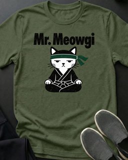 Mr Meowgi Tee Gift For Cat Lover