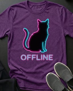 Offline Tee Gift For Cat Lover