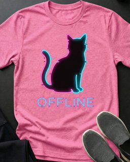 Offline Tee Gift For Cat Lover