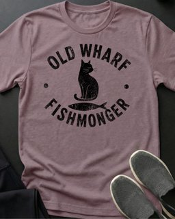 Old Wharf Tee Gift For Cat Lover