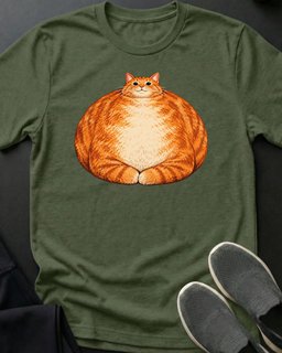 Orange Loaf Tee Gift For Cat Lover
