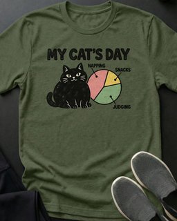 My Cats Day Tee Gift For Cat Lover