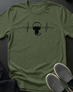 Purrfect Frequency Tee Gift For Cat Lover