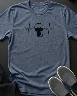 Purrfect Frequency Tee Gift For Cat Lover