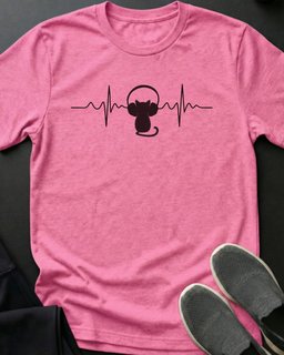 Purrfect Frequency Tee Gift For Cat Lover