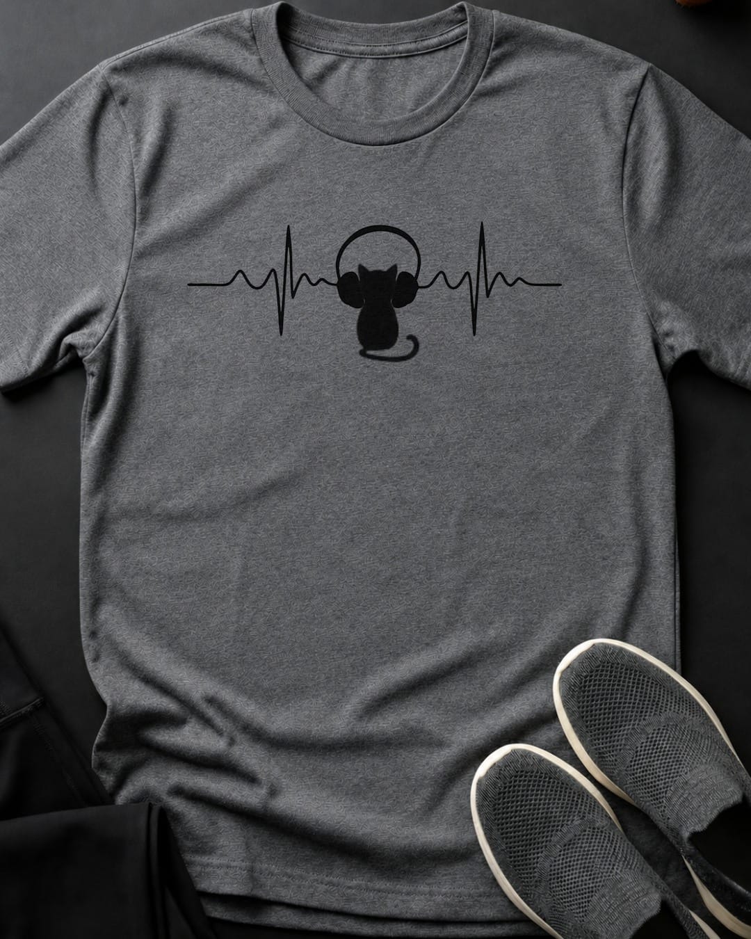 Purrfect Frequency Tee Gift For Cat Lover