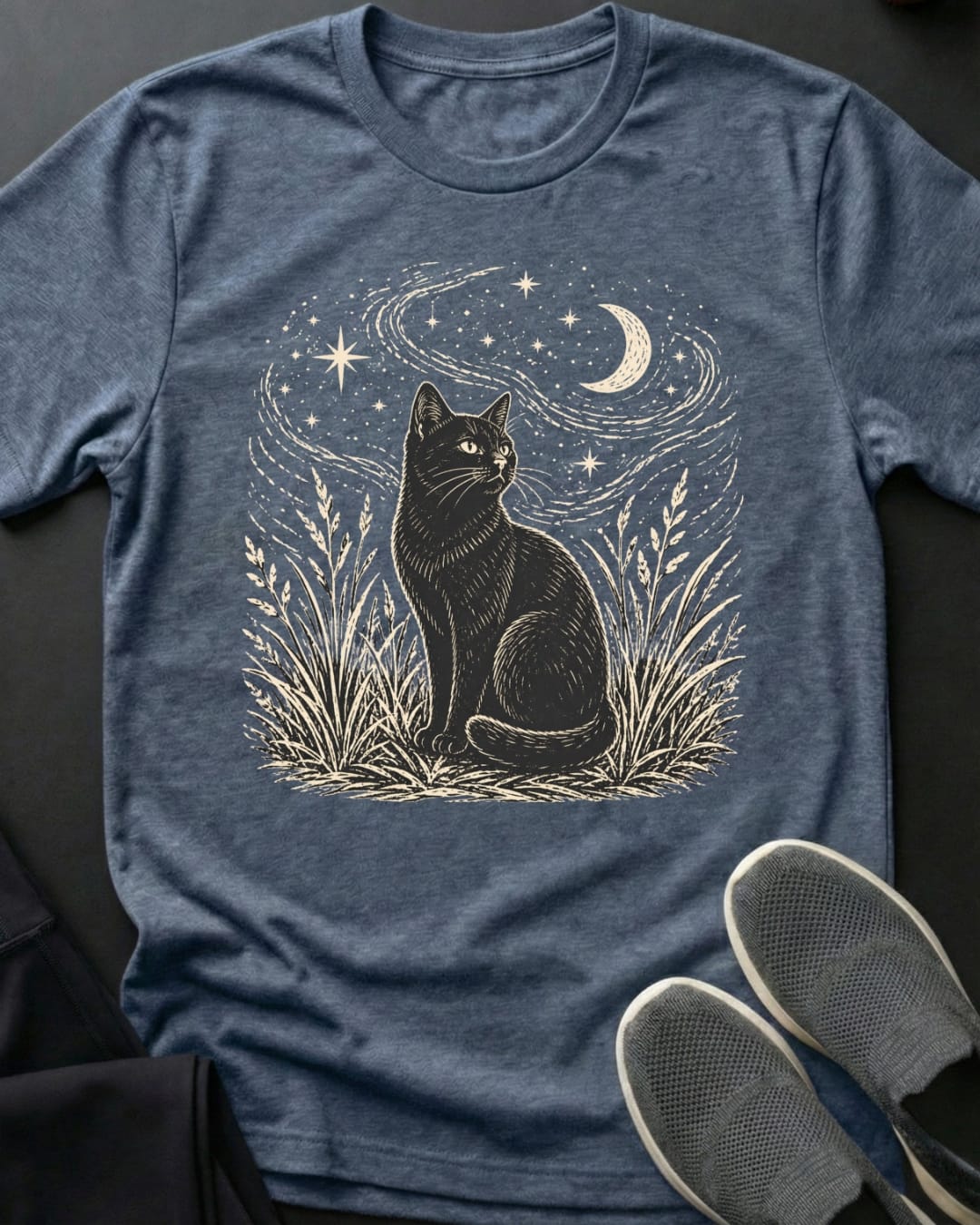 Outside Cat Tee Gift For Cat Lover