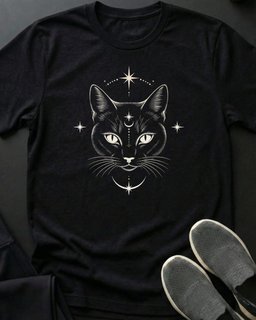 Mystic Cat Tee Gift For Cat Lover