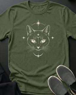 Mystic Cat Tee Gift For Cat Lover
