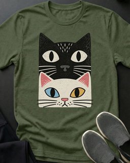 Pretty Eyes Stack Tee Gift For Cat Lover