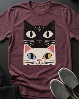 Pretty Eyes Stack Tee Gift For Cat Lover