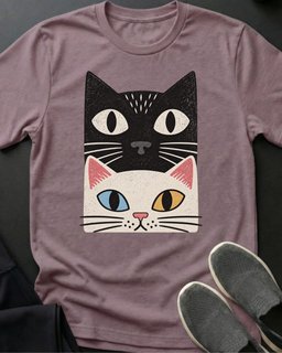 Pretty Eyes Stack Tee Gift For Cat Lover