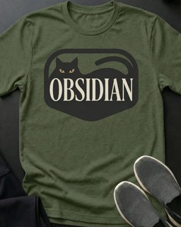 Obsidian Tee Gift For Cat Lover