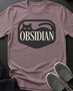 Obsidian Tee Gift For Cat Lover