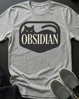 Obsidian Tee Gift For Cat Lover