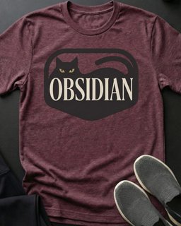 Obsidian Tee Gift For Cat Lover