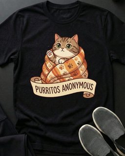 Purritos Tee Gift For Cat Lover