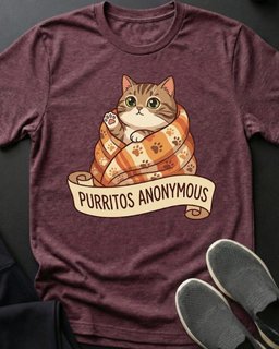 Purritos Tee Gift For Cat Lover