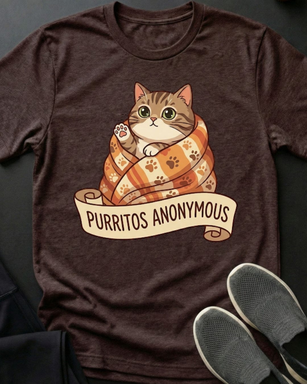 Purritos Tee Gift For Cat Lover