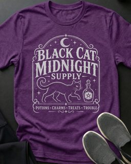 Midnight Supply Tee Gift For Cat Lover