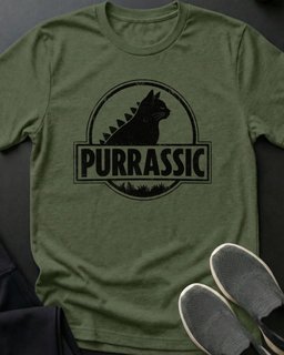 Purrassic Tee Gift For Cat Lover