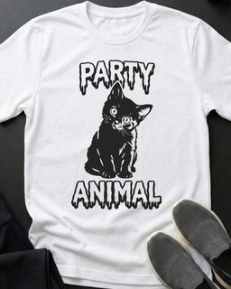 Party Animal Tee Gift For Cat Lover