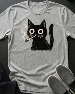 Puff Puff Purr Tee Gift For Cat Lover