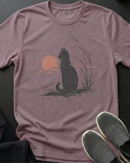 Dusk Watcher Tee Gift For Cat Lover