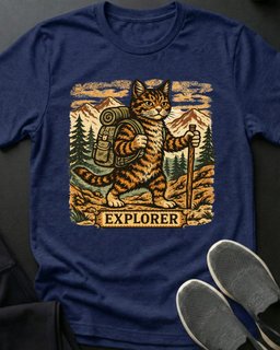 Explorer Tee Gift For Cat Lover