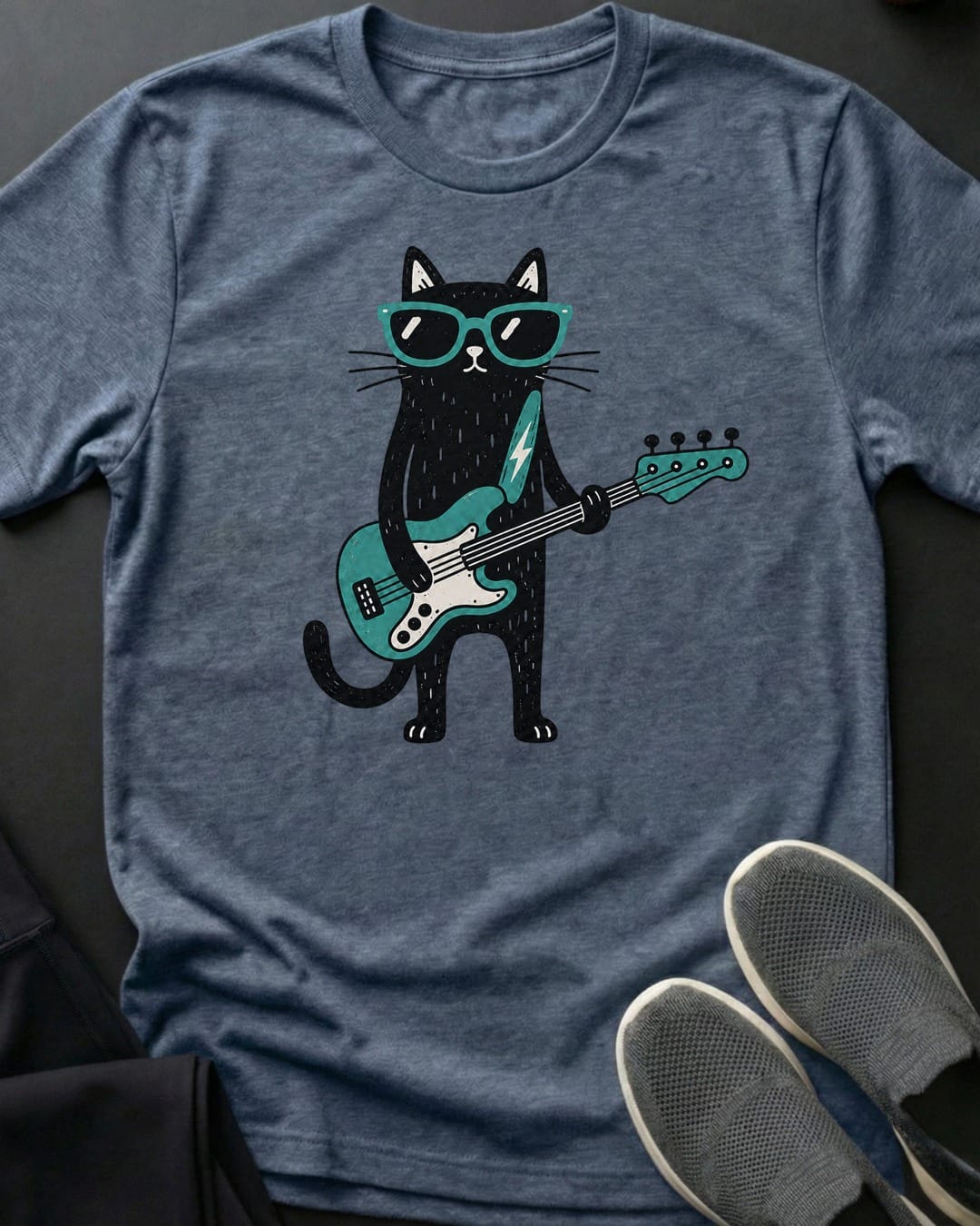 Feline Groovy Tee Gift For Cat Lover