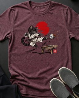 Flying Kick Kitten Tee Gift For Cat Lover