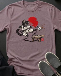 Flying Kick Kitten Tee Gift For Cat Lover