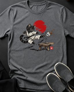 Flying Kick Kitten Tee Gift For Cat Lover