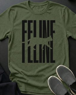 Feline Tee Gift For Cat Lover