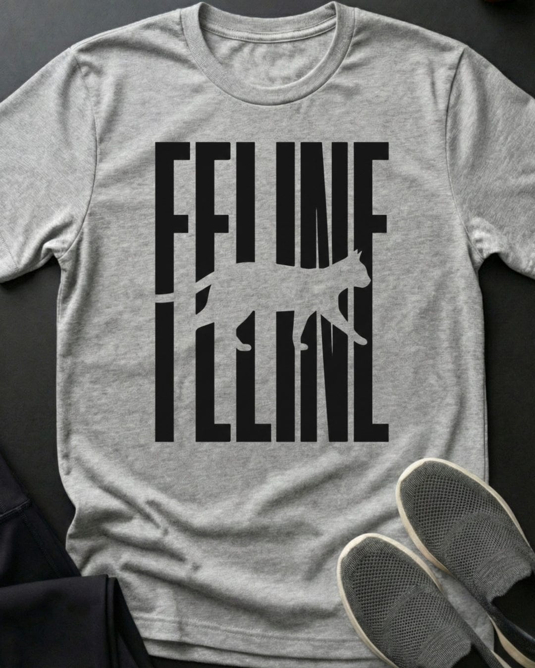 Feline Tee Gift For Cat Lover