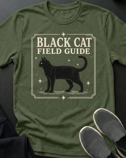 Field Guide Tee Gift For Cat Lover