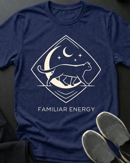 Familiar Energy Tee Gift For Cat Lover