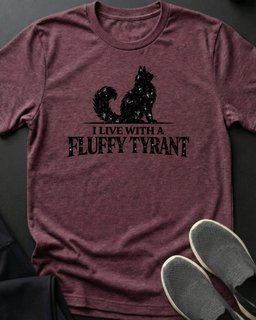 Fluffy Tyrant Tee Gift For Cat Lover