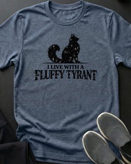 Fluffy Tyrant Tee Gift For Cat Lover