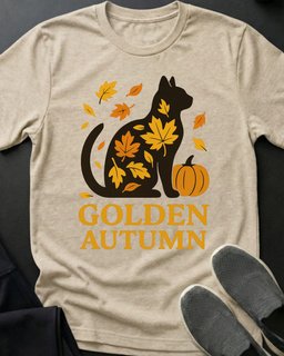 Golden Tee Gift For Cat Lover
