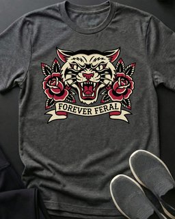 Feral Tee Gift For Cat Lover