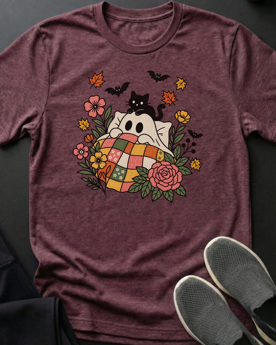Ghost Nap Tee Gift For Cat Lover