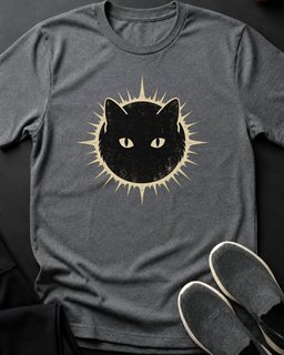 Eclipse Cat Tee Gift For Cat Lover